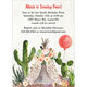 Pink Teepee Invitations Image 3 of 3